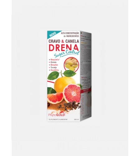 Cravo e Canela Drena Sugar Control - 500ml - Phytogold